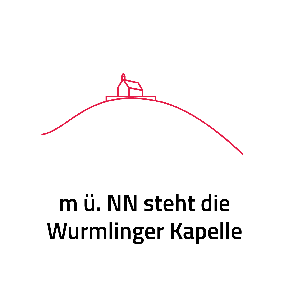 Die Wurmlinger Kapelle steht 475 Meter über Normal-Null
