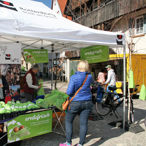 Wochenmarktstand